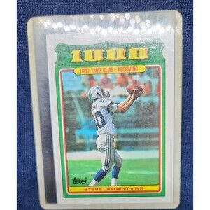 Topps 1000 Yardclub Receiving Steve Largent Seattle Seahawks